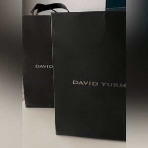 David Yurman black cleaning cloth and bags